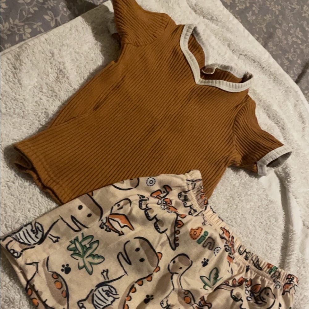 Boys Summer Dino Set